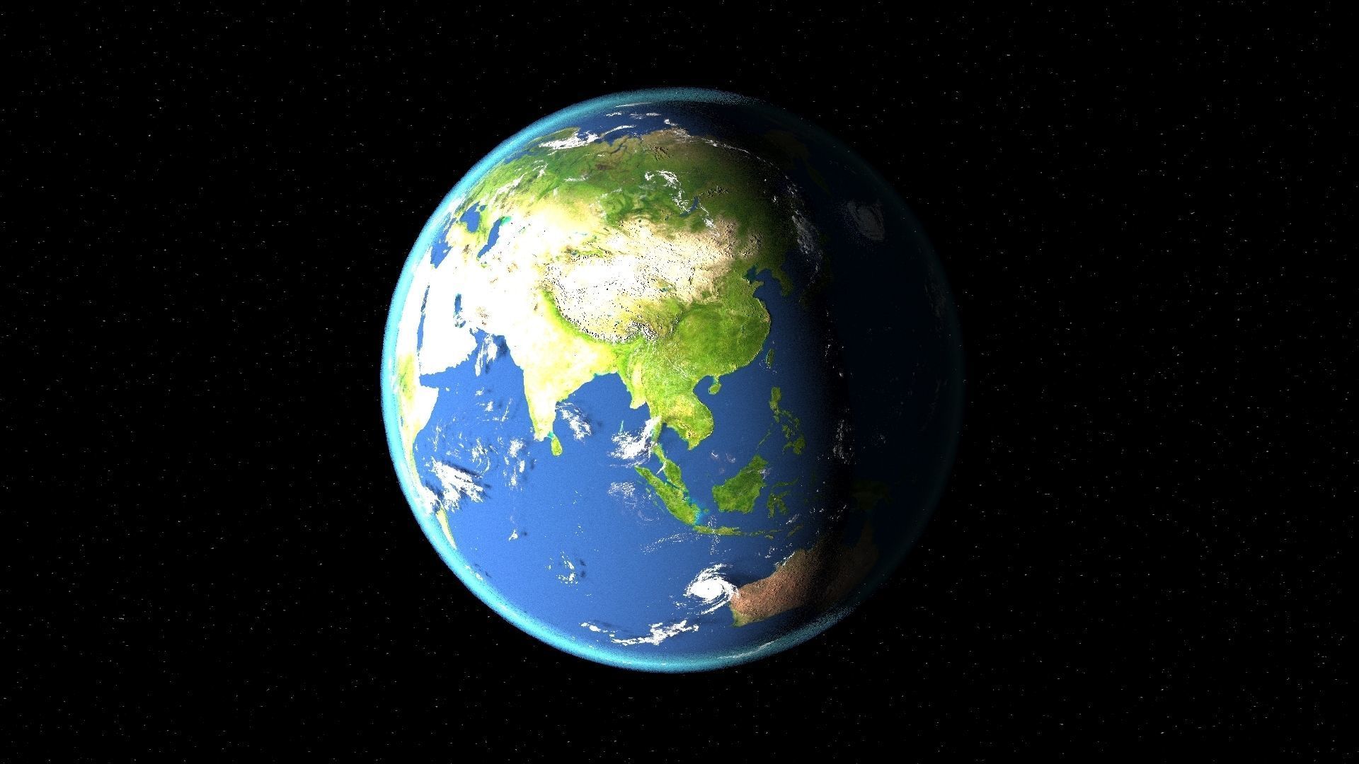 Earth 3d max corona rander  model 3D model_32