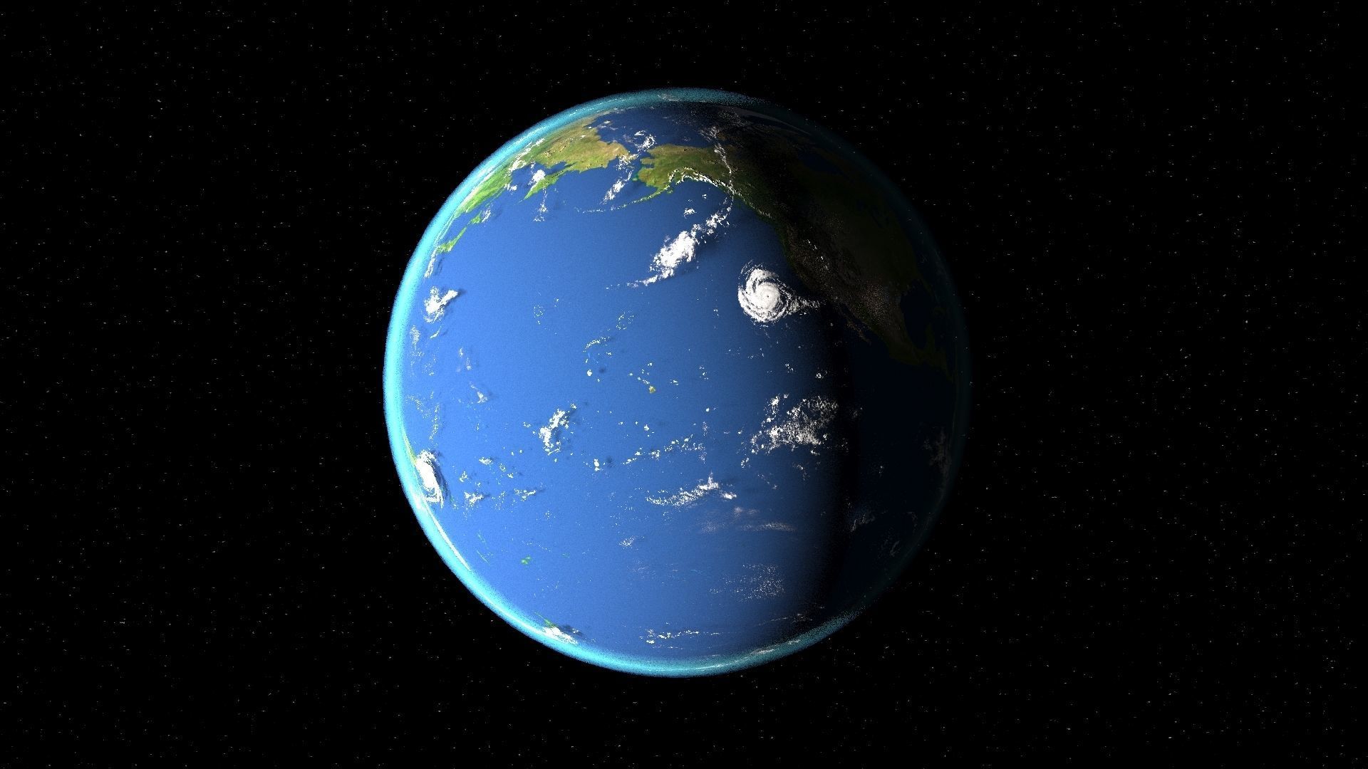 Earth 3d max corona rander  model 3D model_26