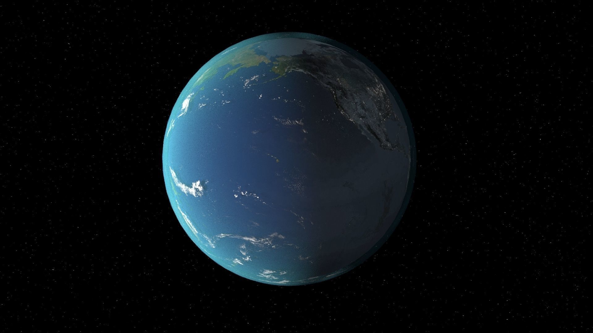 Earth 3d max corona rander  model 3D model_2