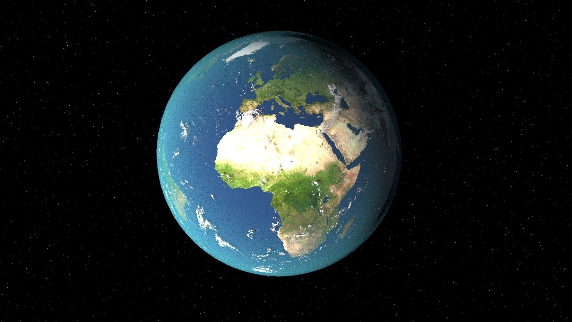 Earth 3d max corona rander  model 3D model_10