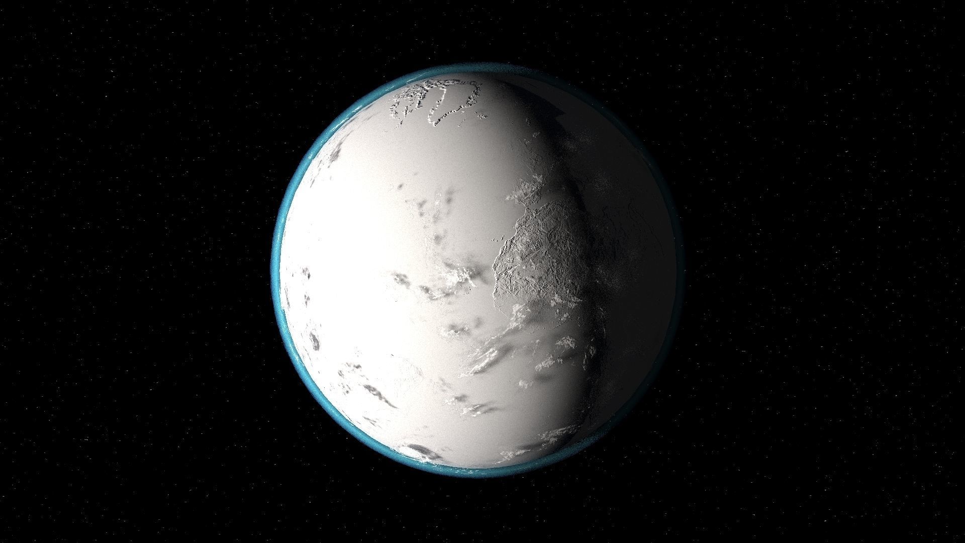 Earth 3d max corona rander  model 3D model_19