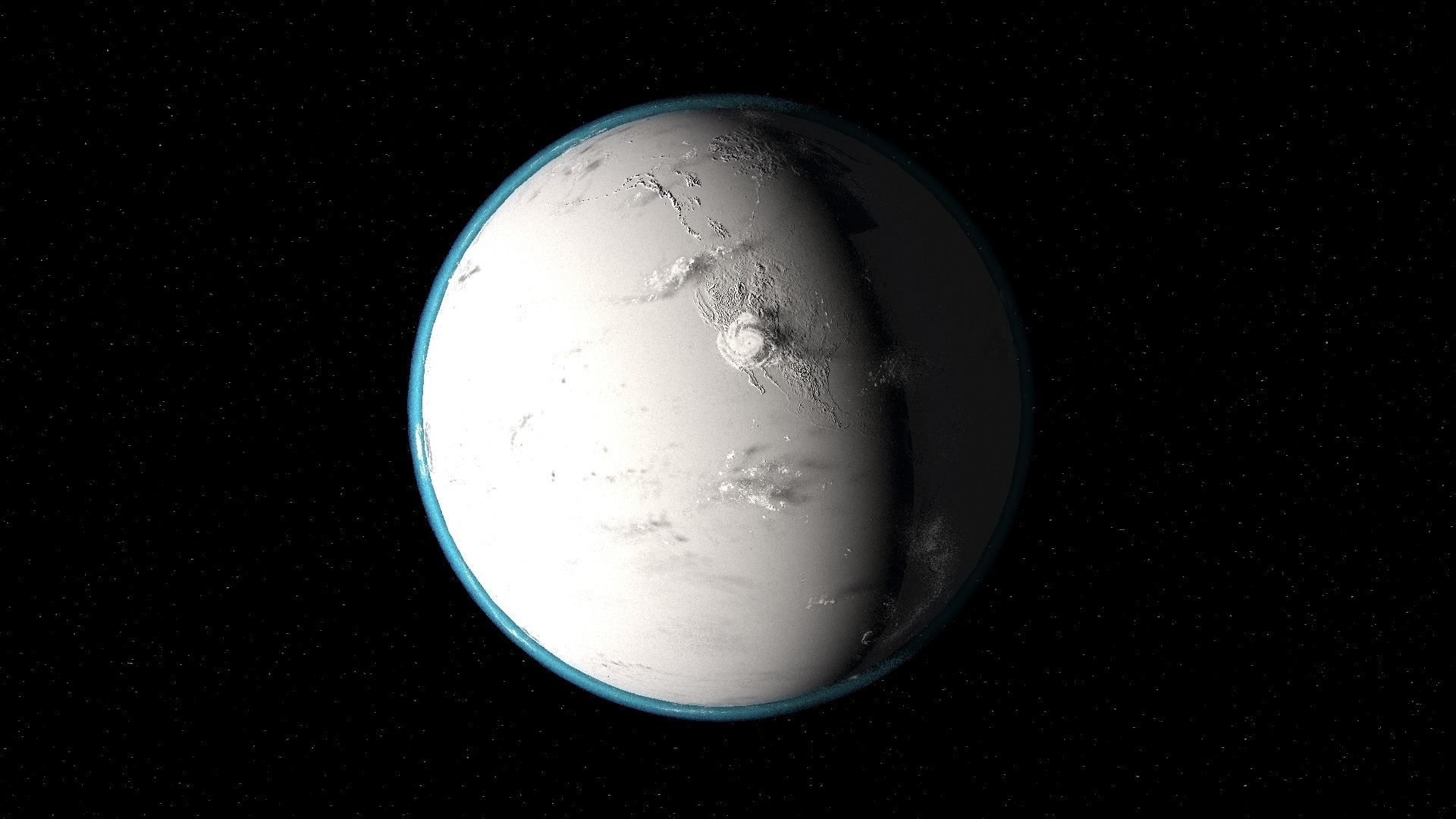 Earth 3d max corona rander  model 3D model_25