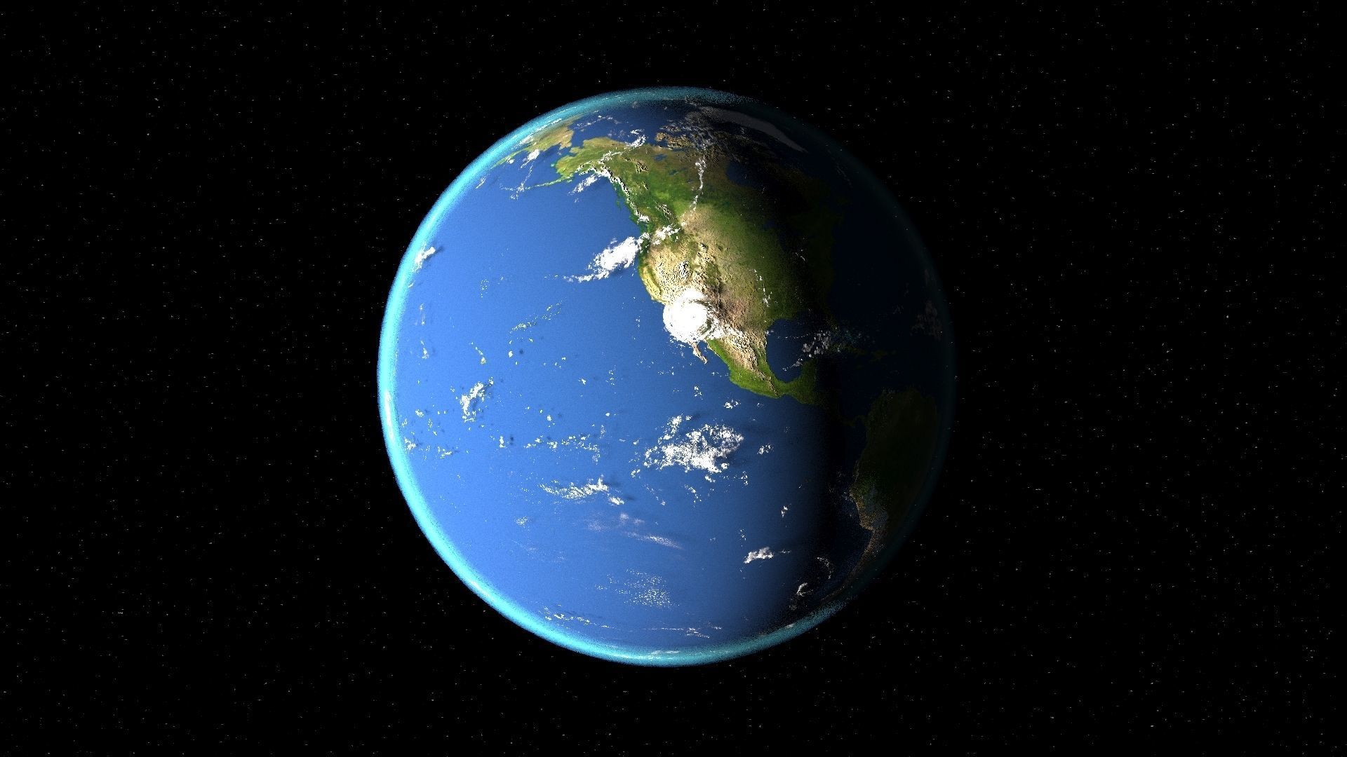 Earth 3d max corona rander  model 3D model_24