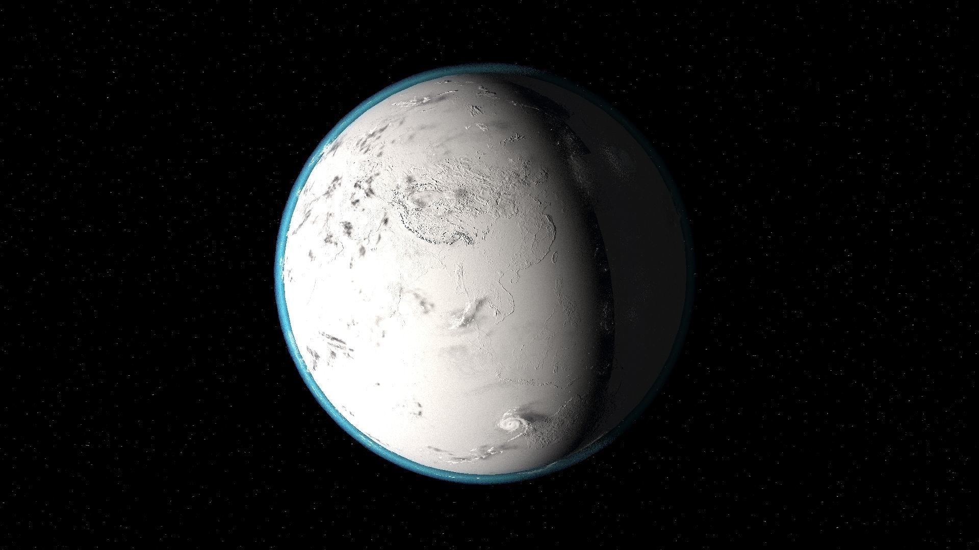 Earth 3d max corona rander  model 3D model_33