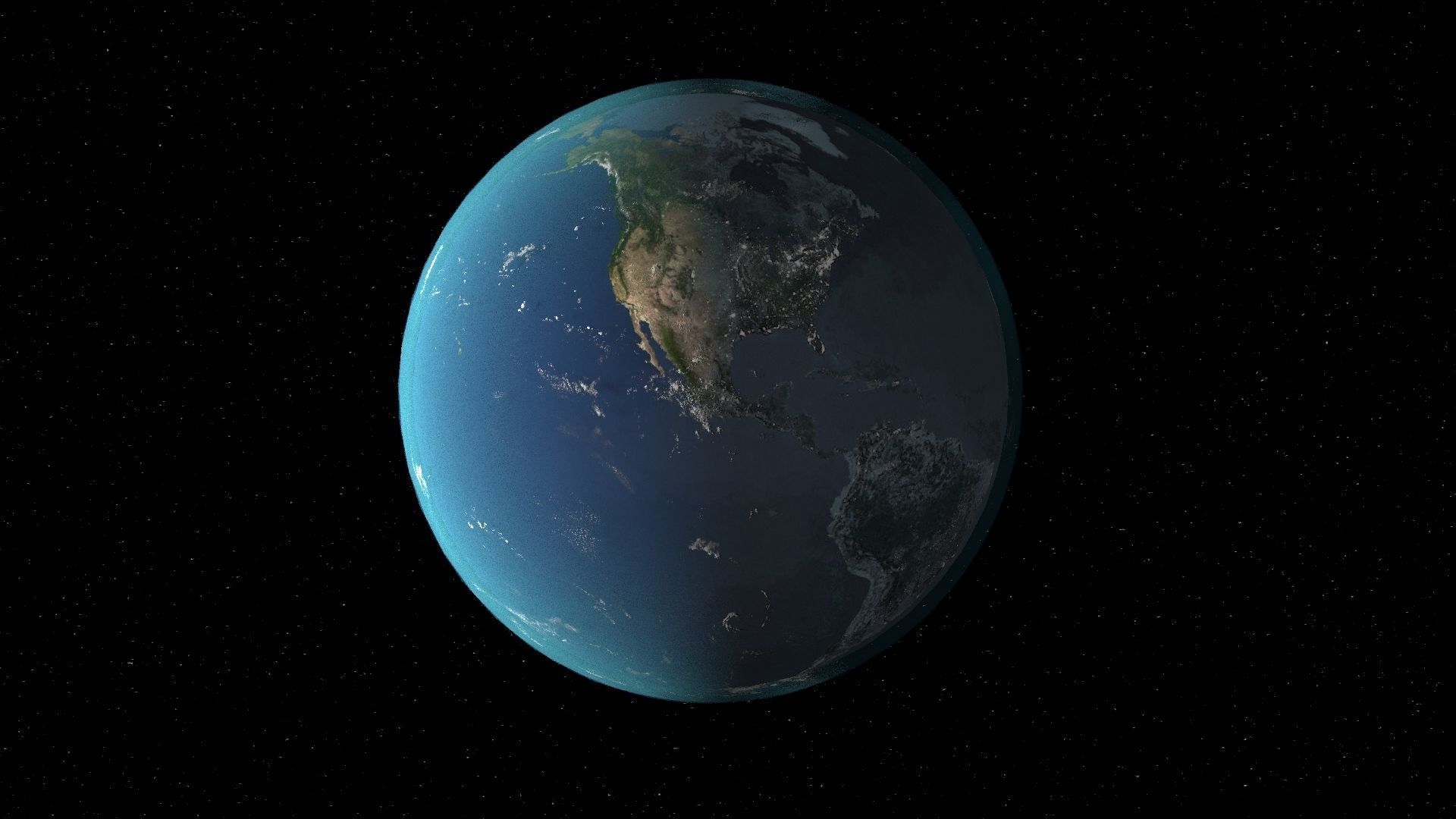 Earth 3d max corona rander  model 3D model_3