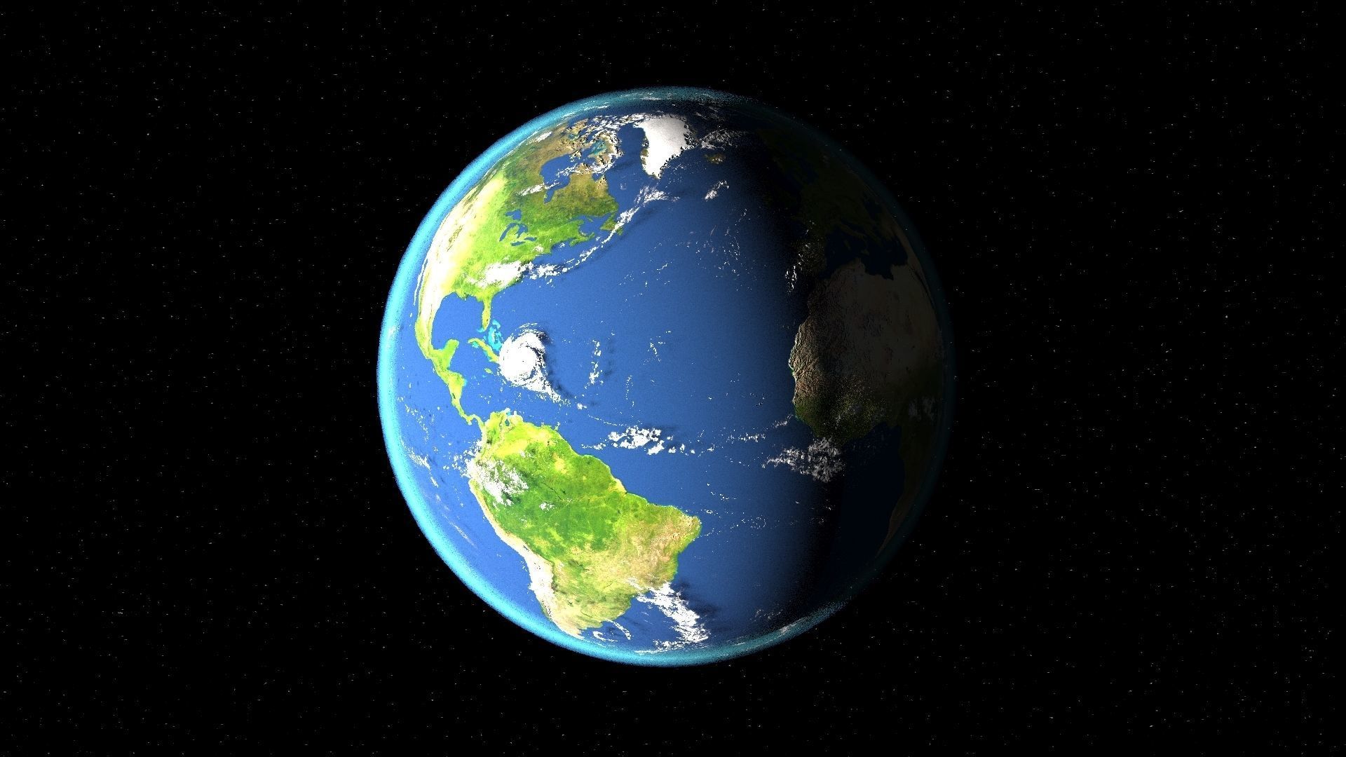 Earth 3d max corona rander  model 3D model_16