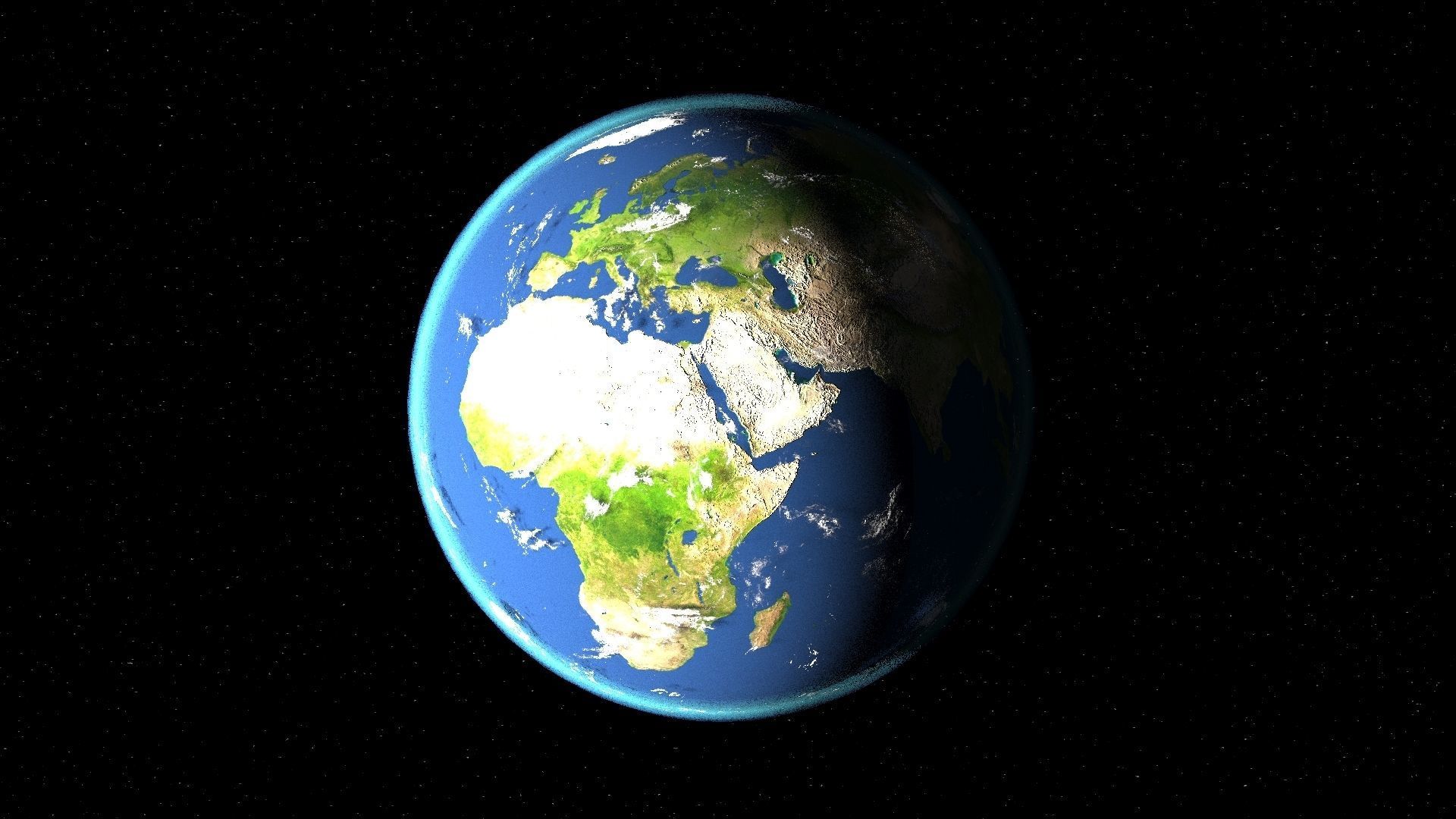 Earth 3d max corona rander  model 3D model_37