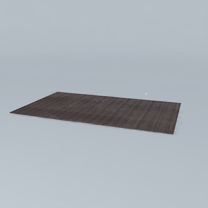 Wood deck Free 3D model_1