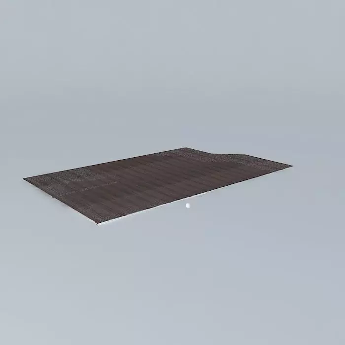 Wood deck Free 3D model_0