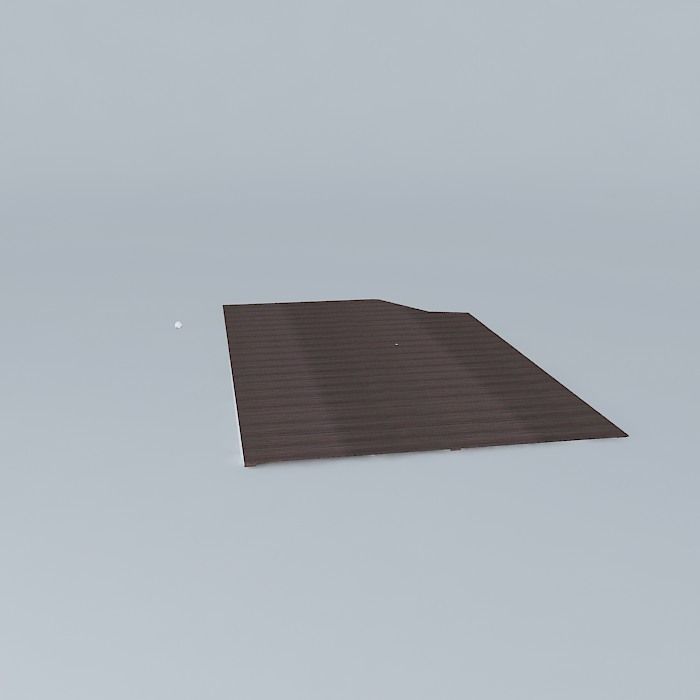 Wood deck Free 3D model_2