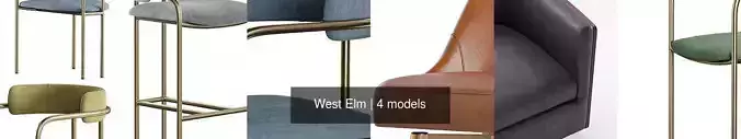 West Elm 3D Model Collection