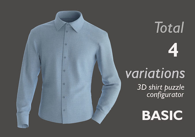 Part 3- 3D Shirt  Configurator -BASIC 3D model