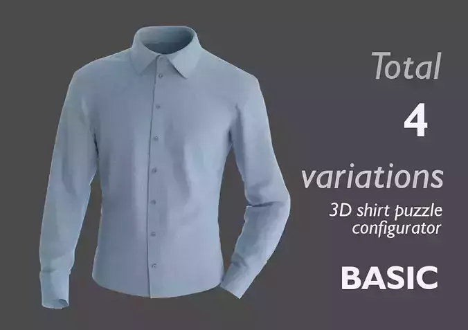 Part 3- 3D Shirt  Configurator -BASIC 3D model