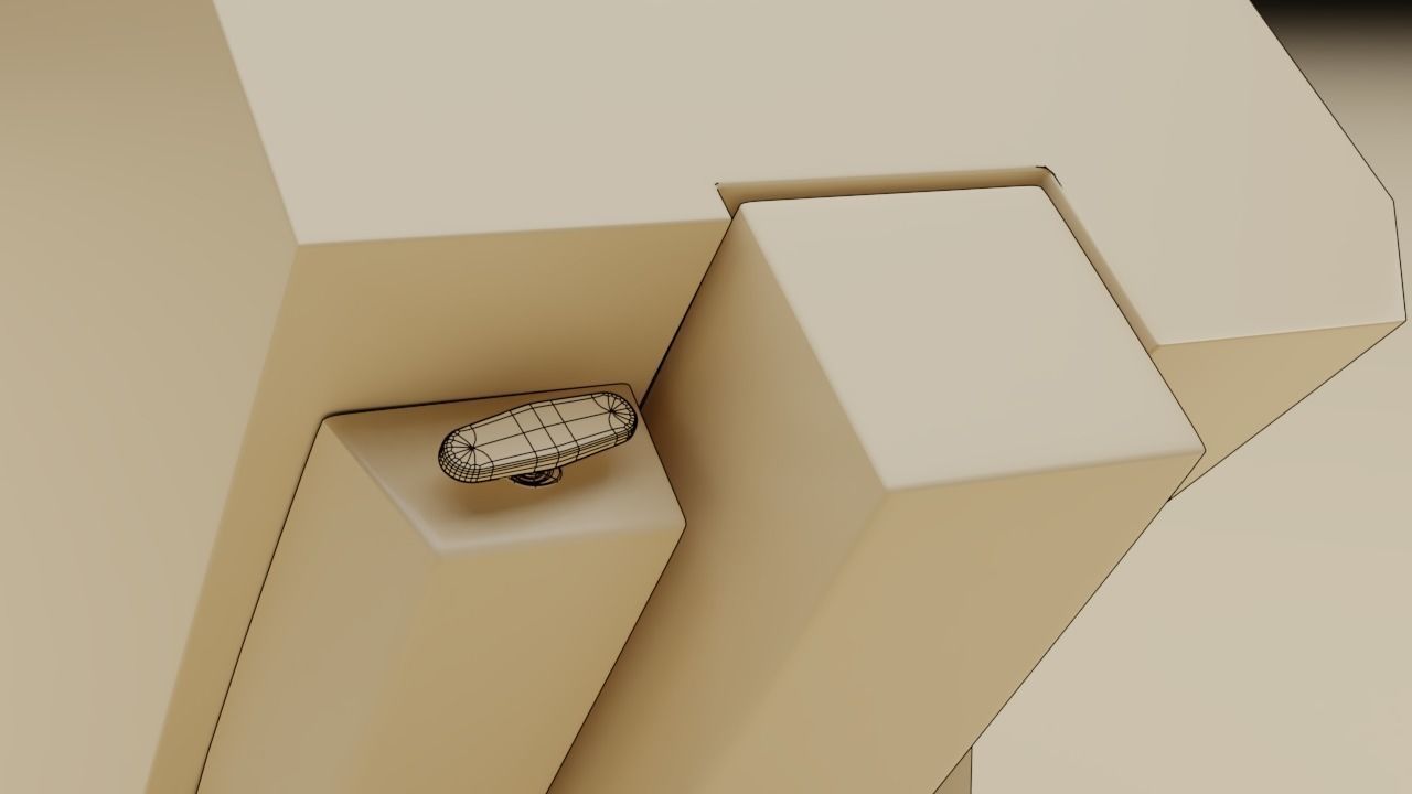 F16 Pedal Adjustment Handle 3D model_10