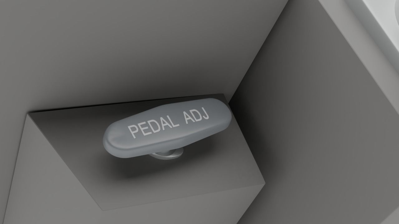 F16 Pedal Adjustment Handle 3D model_8
