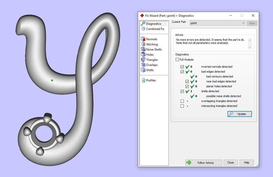 Pendant Y infinity with diamond 3D print model_5