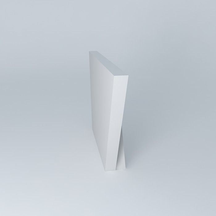 Center wall Free 3D model_2