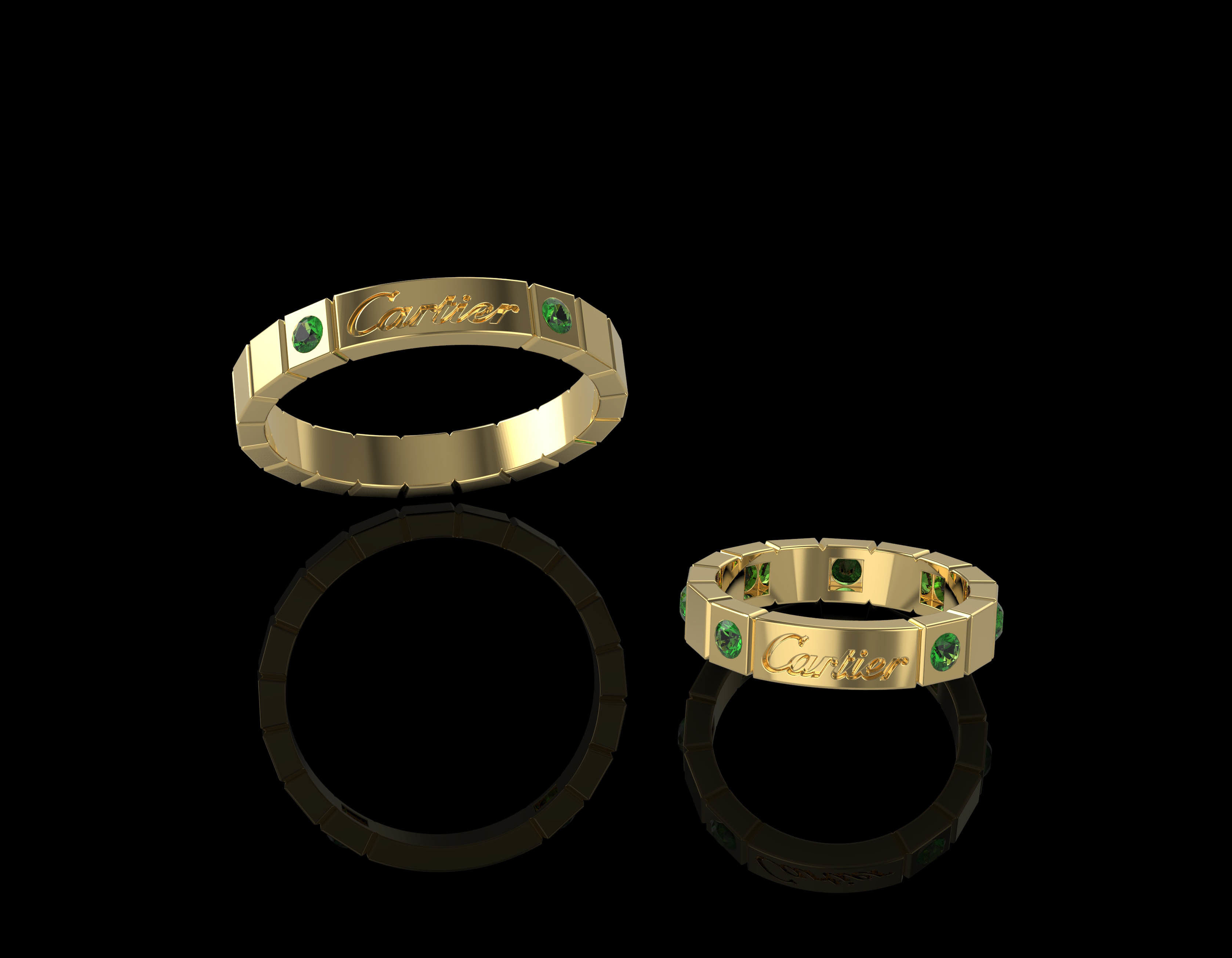 Engagement Ring 003 3D print model_2