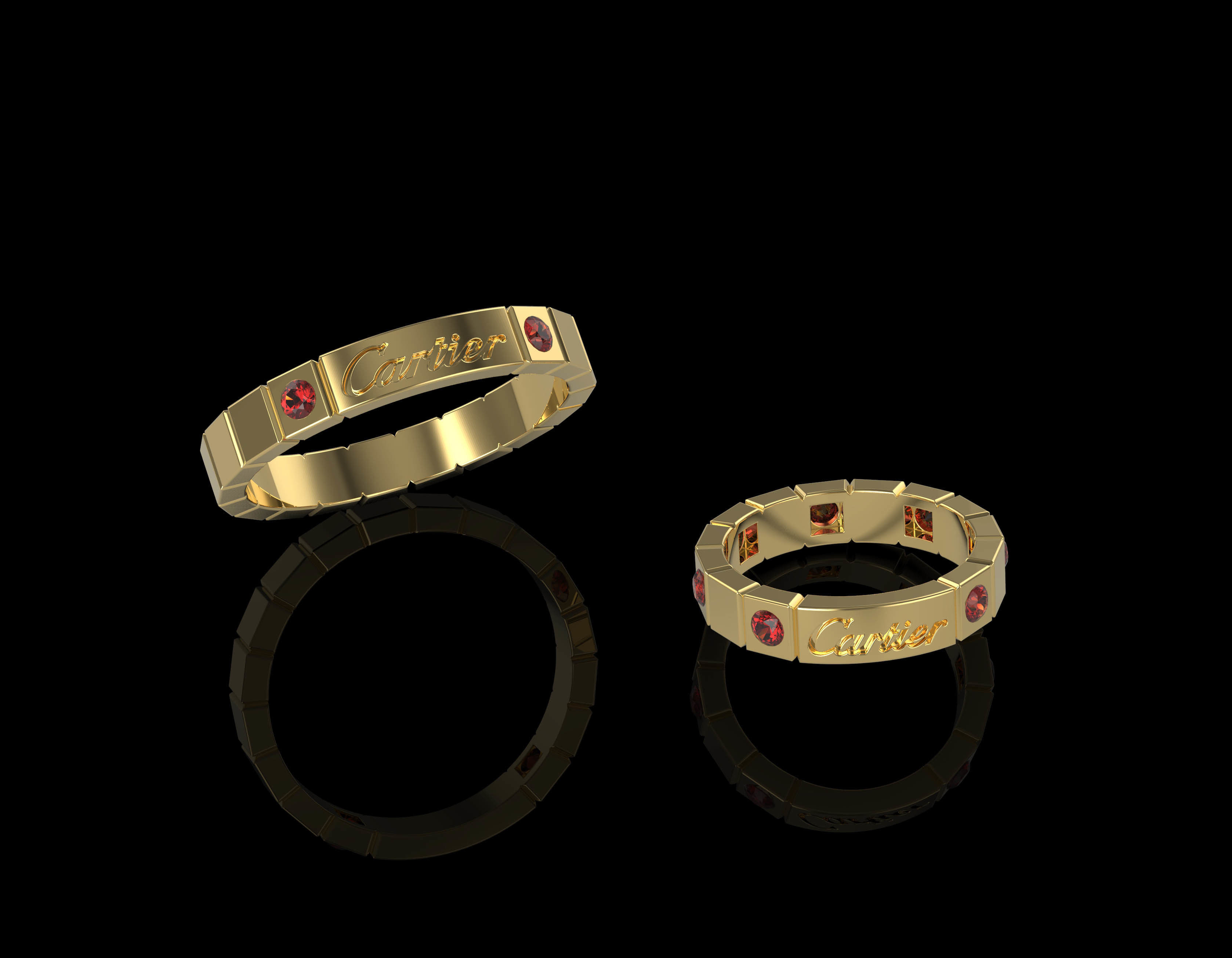 Engagement Ring 003 3D print model_4