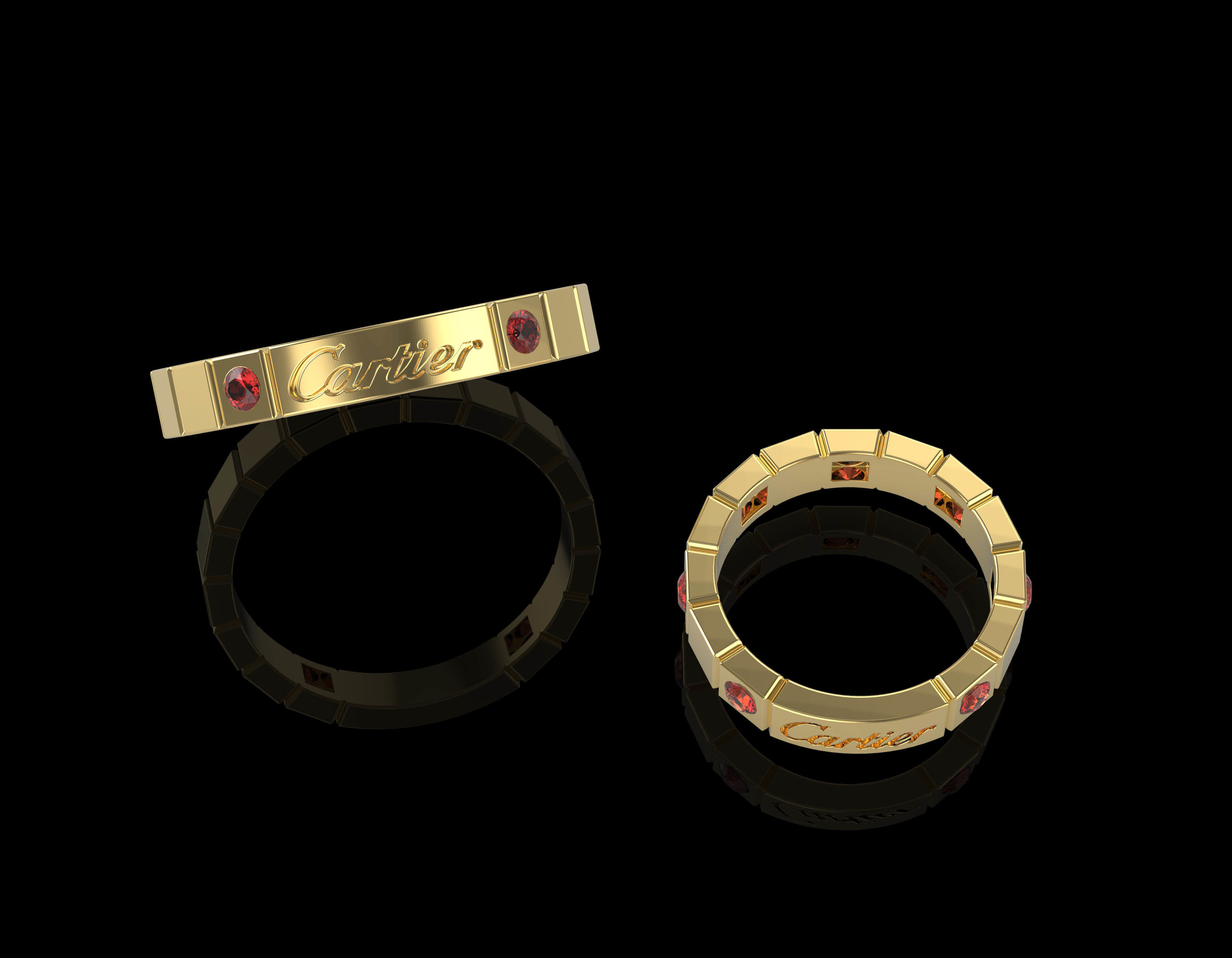 Engagement Ring 003 3D print model_8