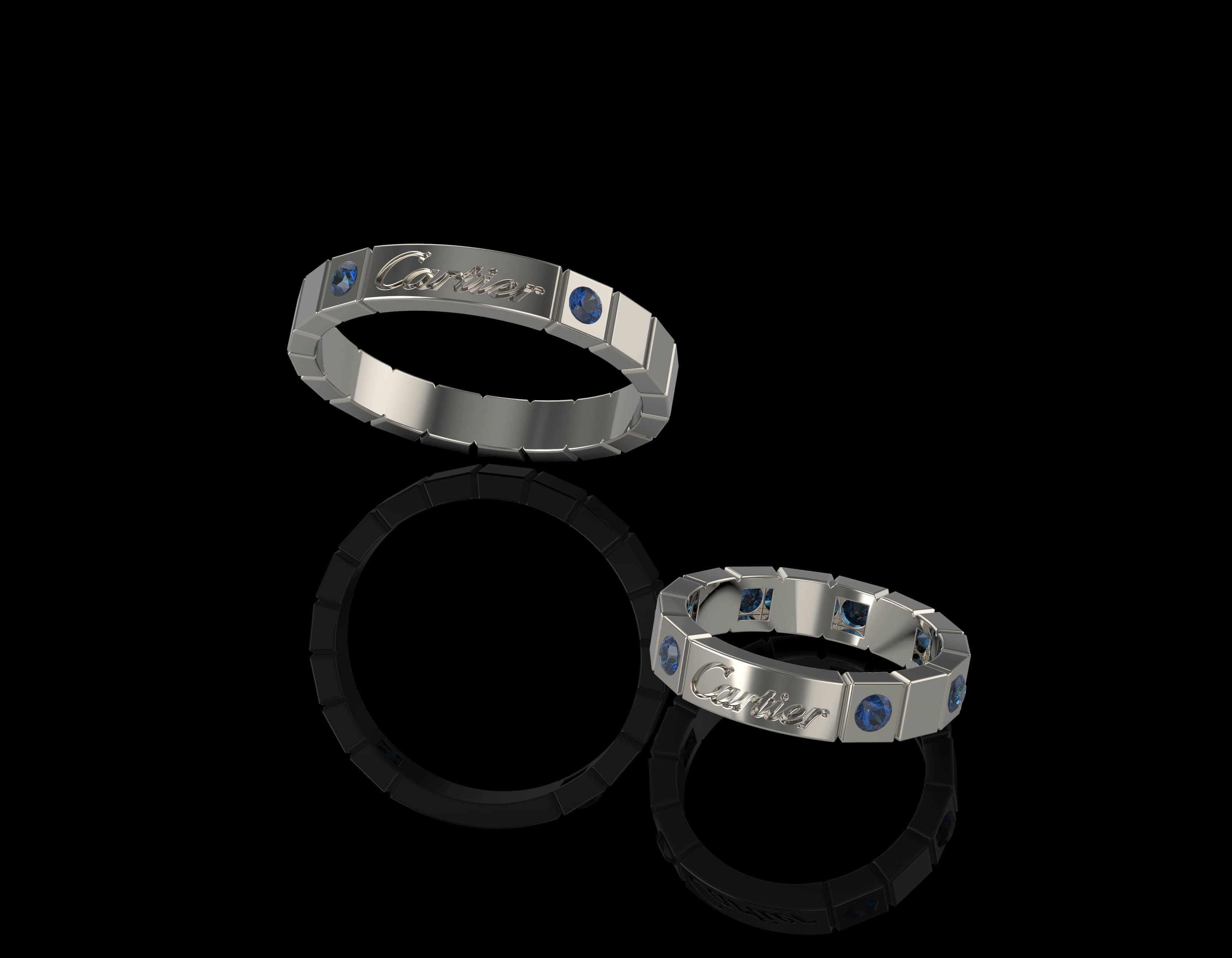 Engagement Ring 003 3D print model_3