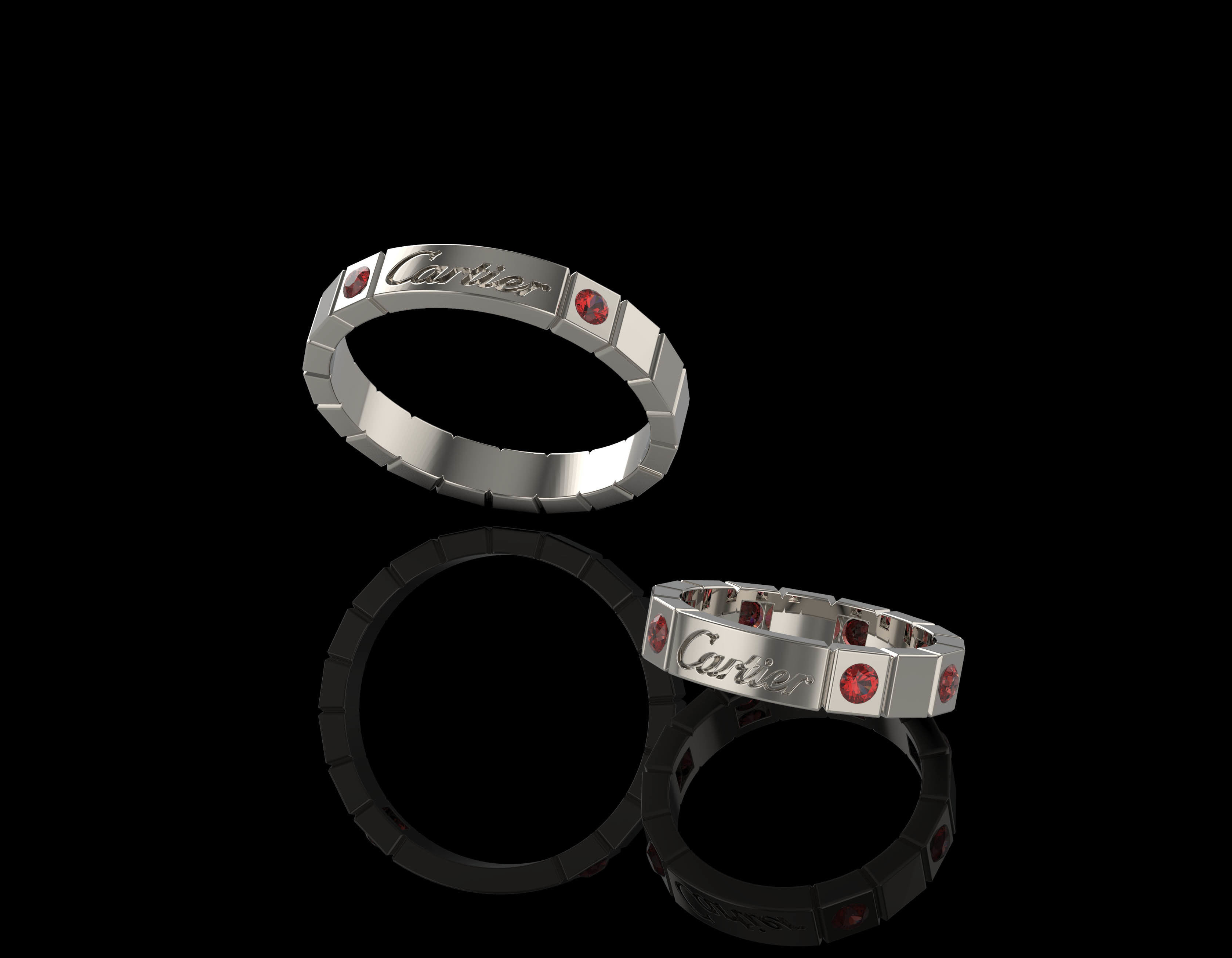 Engagement Ring 003 3D print model_5