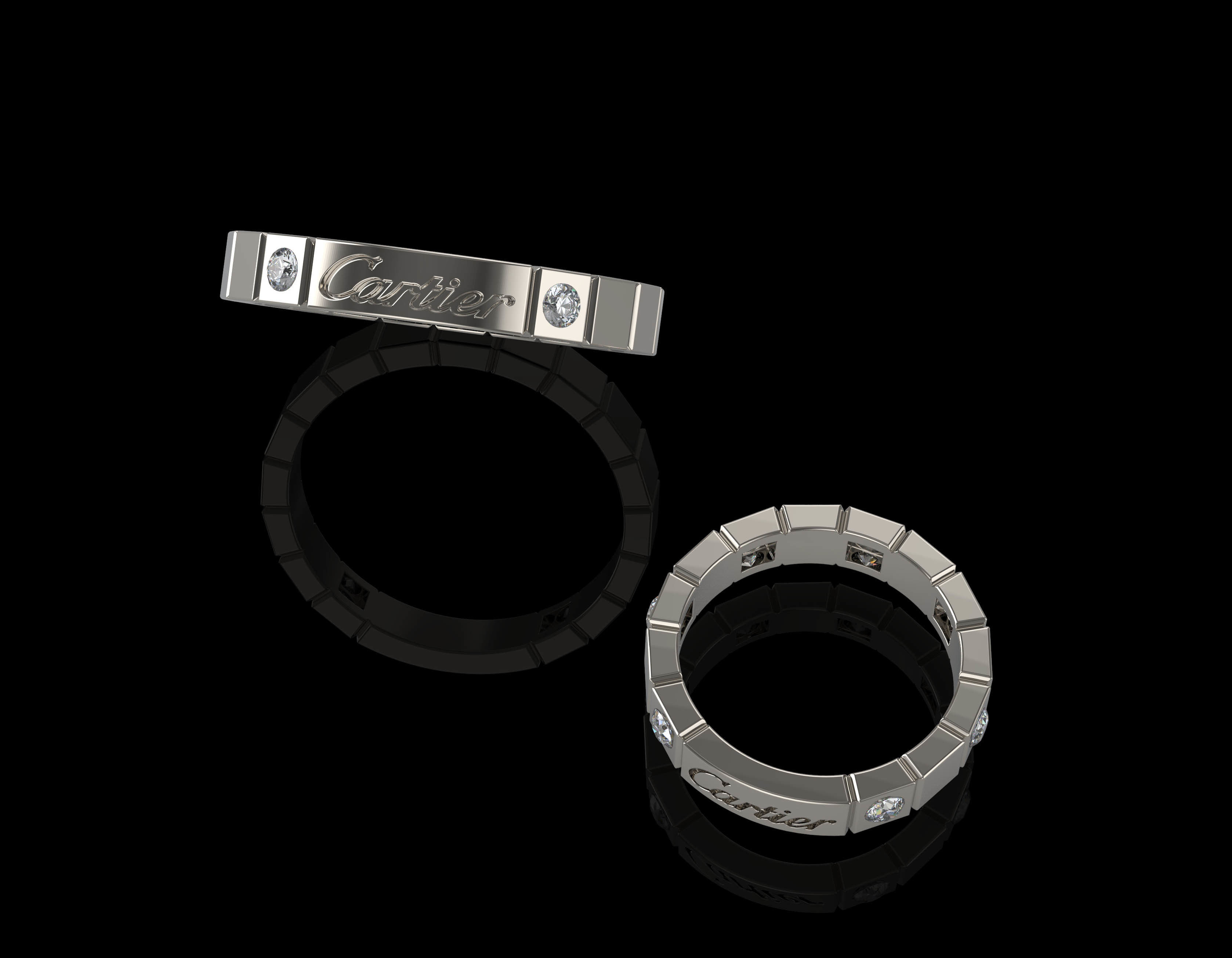 Engagement Ring 003 3D print model_1