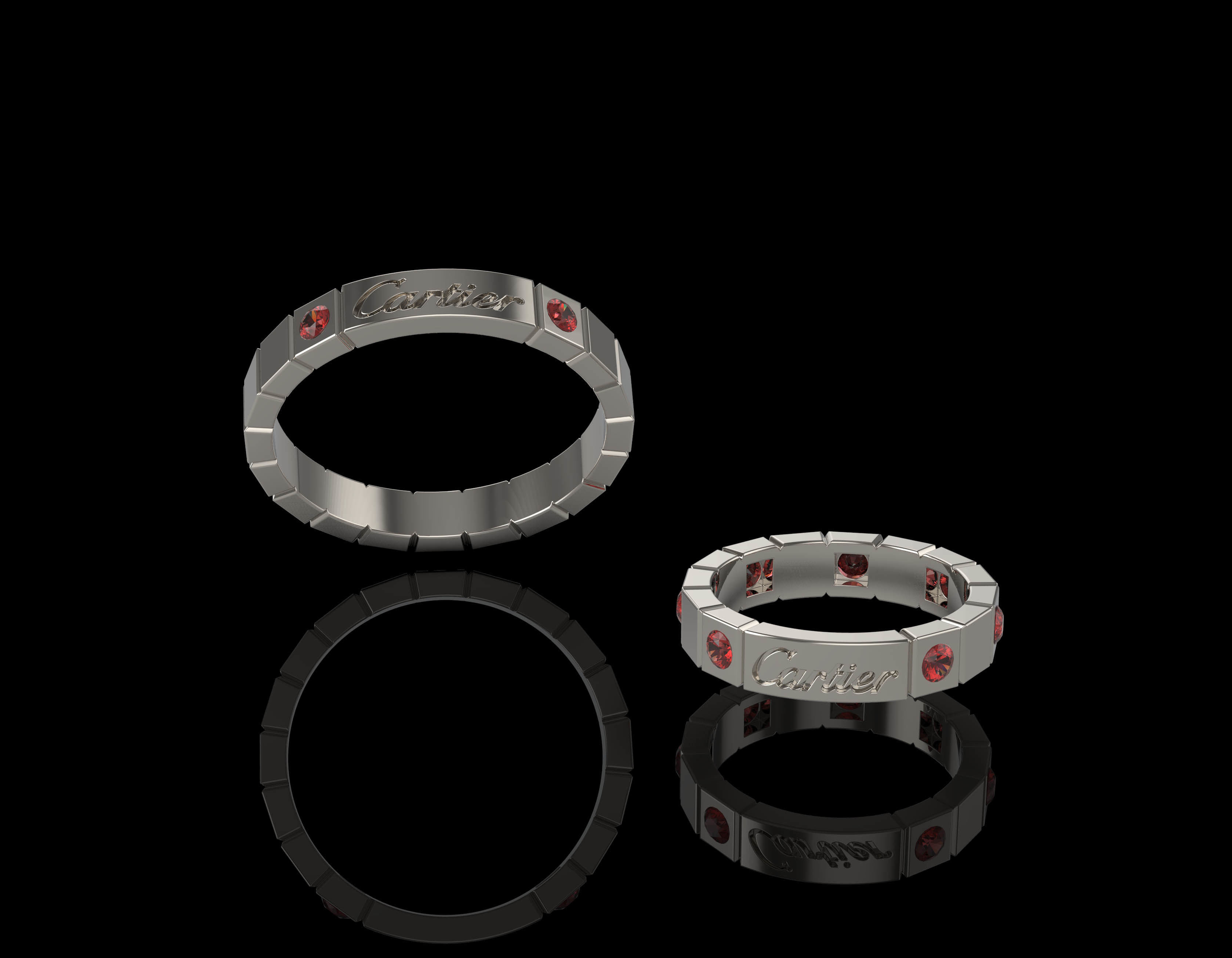 Engagement Ring 003 3D print model_7