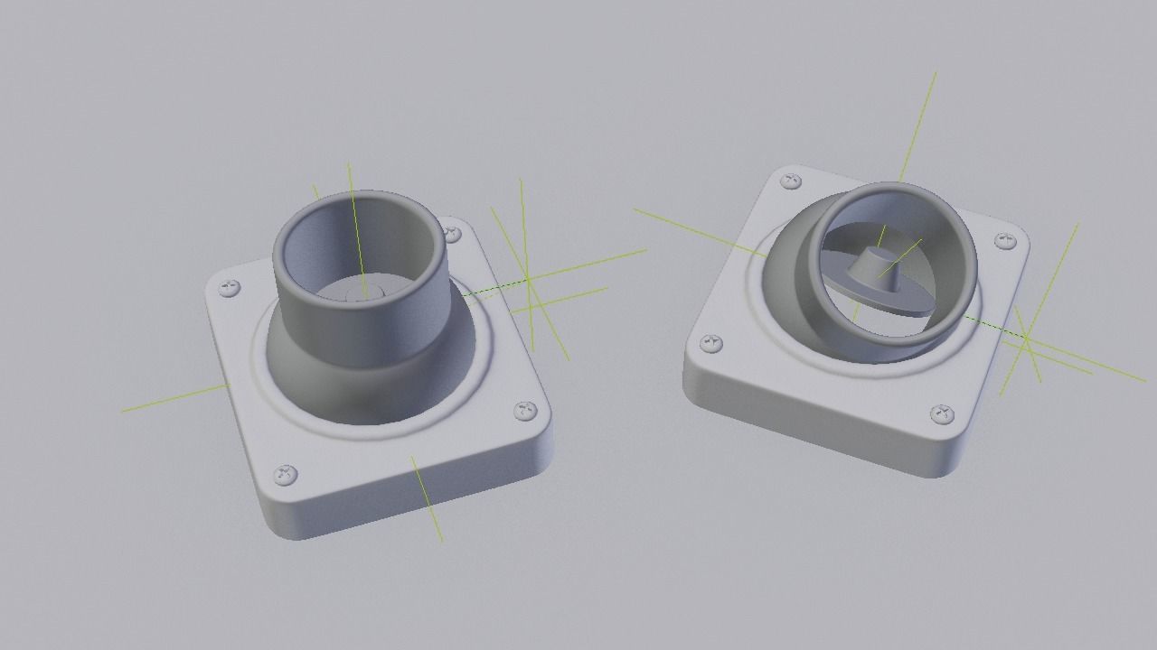 F16 Air Con Block 3D model_5