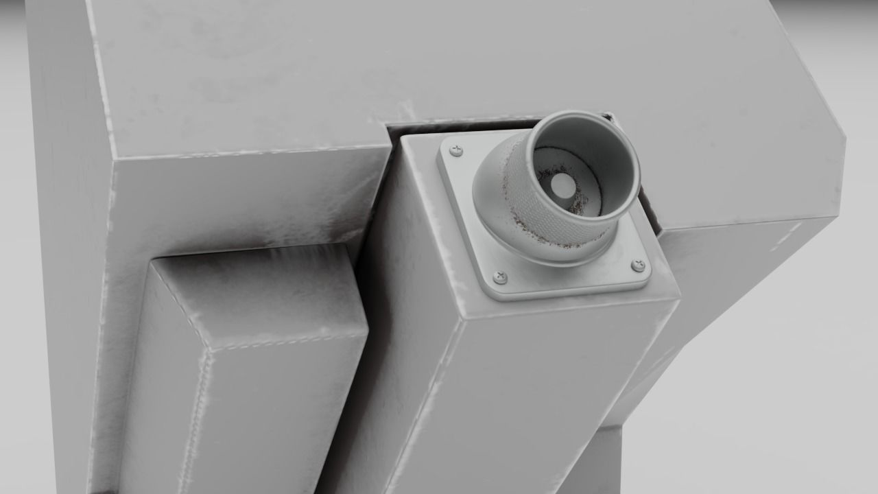 F16 Air Con Block 3D model_10