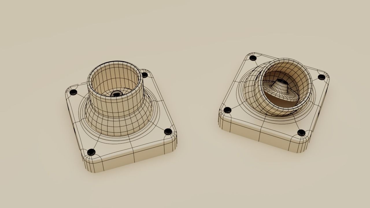 F16 Air Con Block 3D model_3