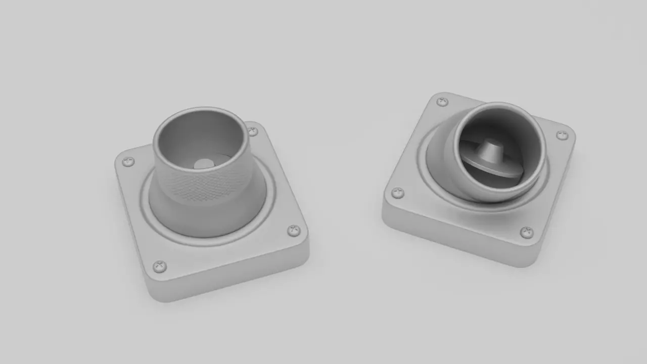 F16 Air Con Block 3D model_0