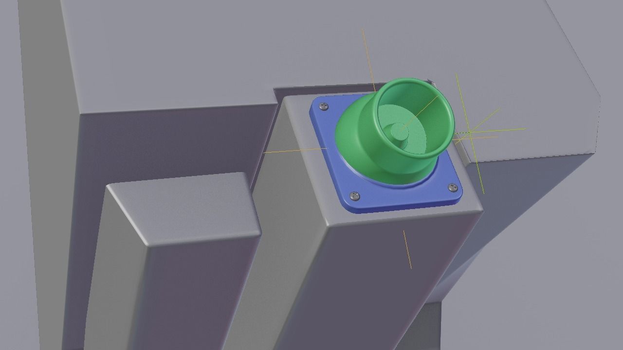 F16 Air Con Block 3D model_7