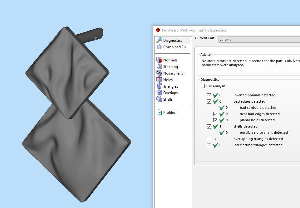 Women Earrings squares with waves 3dm stl 3D print model 3D print model_32