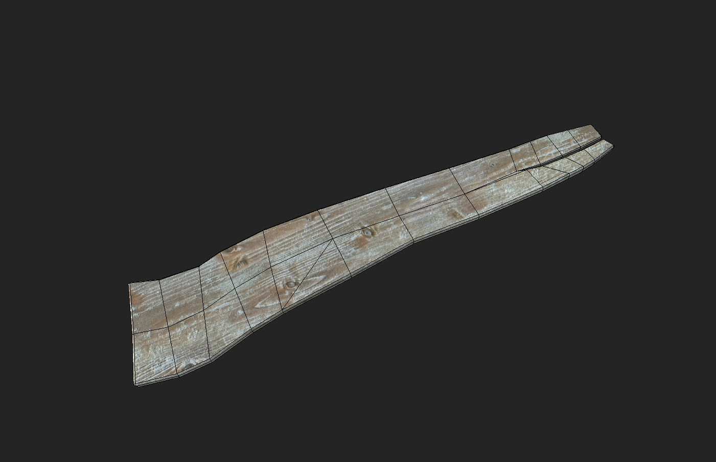 10 Plank Lowpoly Pack Low-poly 3D model_17