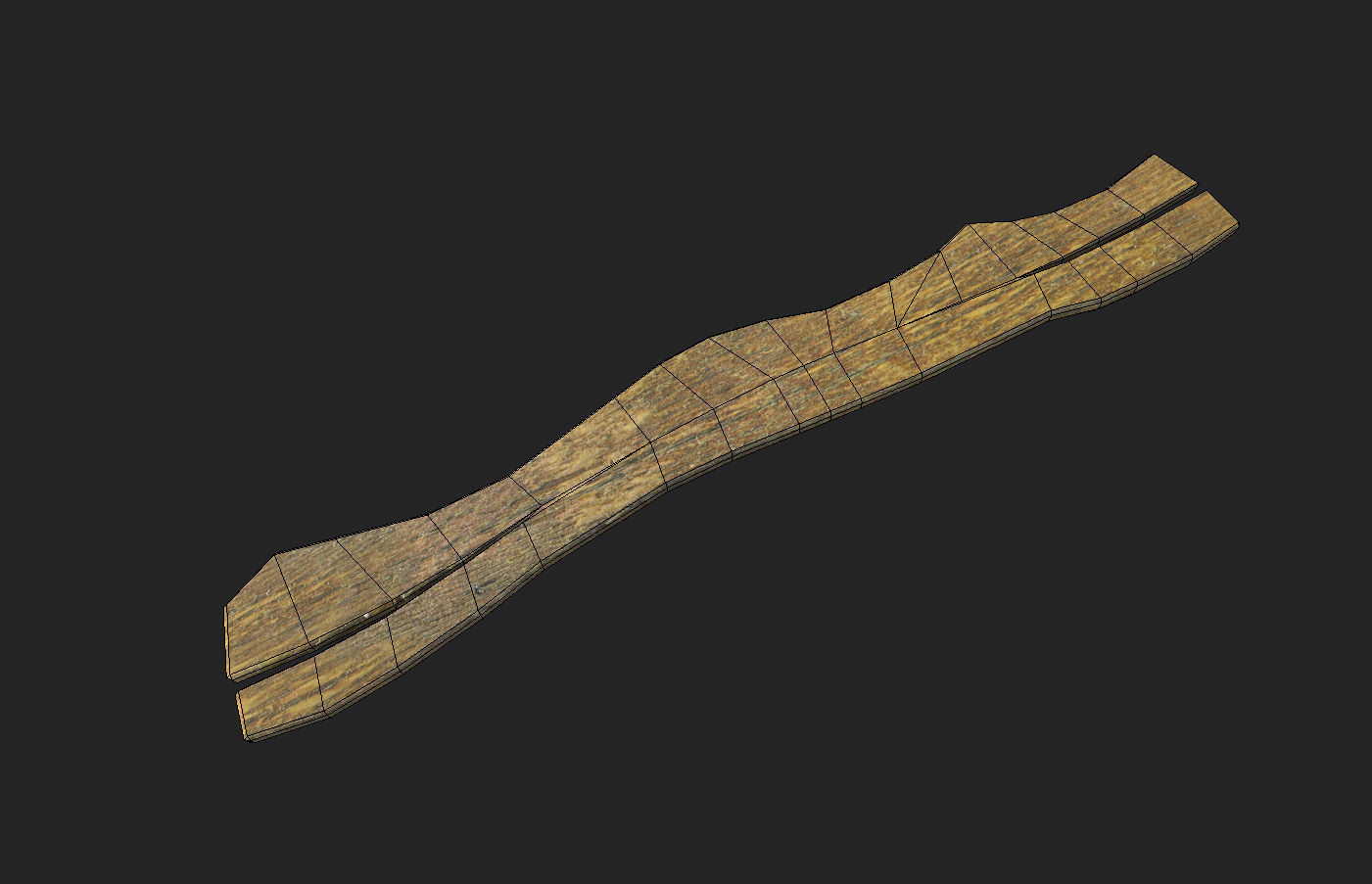 10 Plank Lowpoly Pack Low-poly 3D model_16