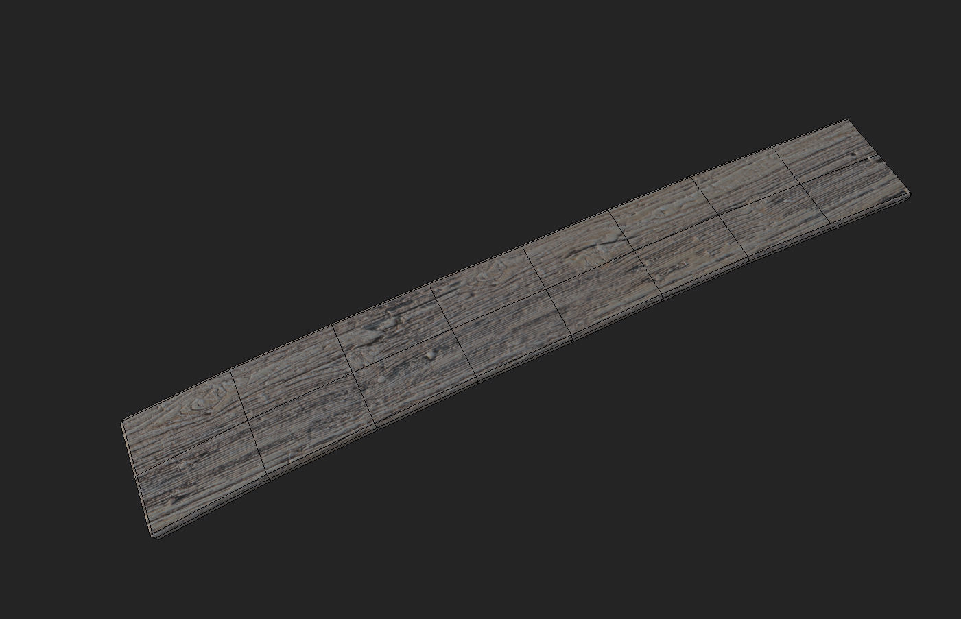10 Plank Lowpoly Pack Low-poly 3D model_15