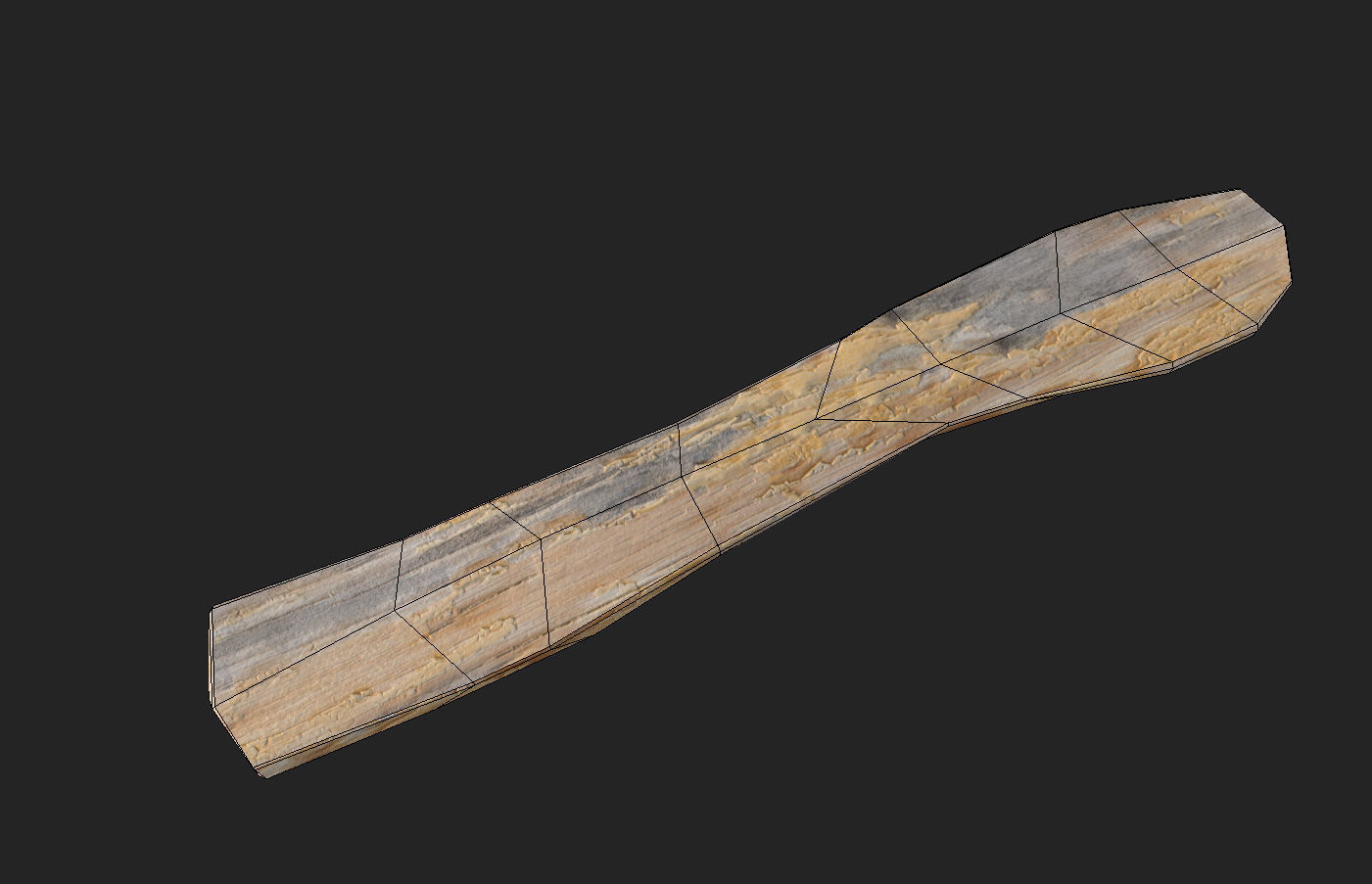 10 Plank Lowpoly Pack Low-poly 3D model_14