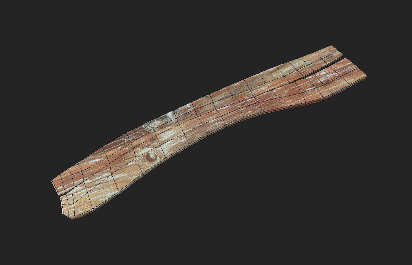 10 Plank Lowpoly Pack Low-poly 3D model_19