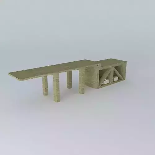 Pool deck Free 3D model
