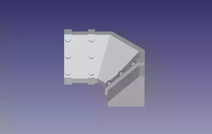 scifi trench system 90 degrees inner turn