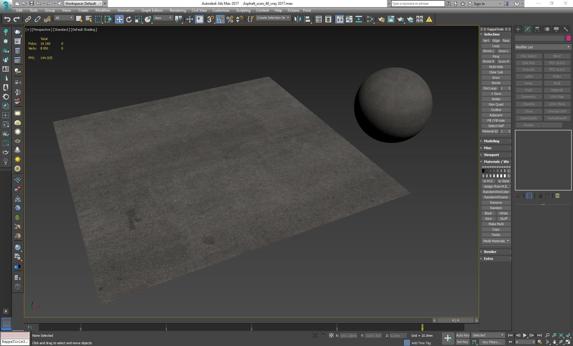 Asphalt scan 49 tile 3D model_12