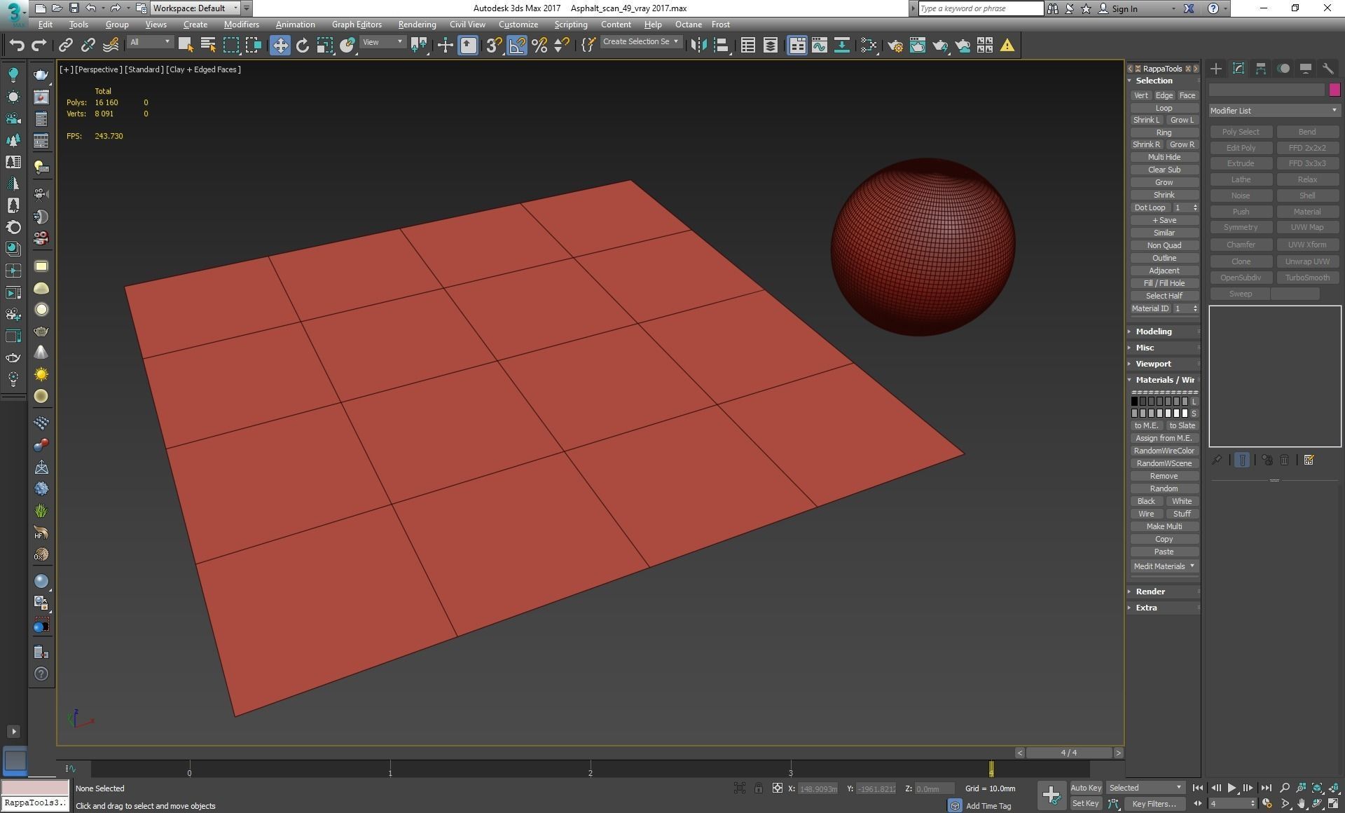 Asphalt scan 49 tile 3D model_11