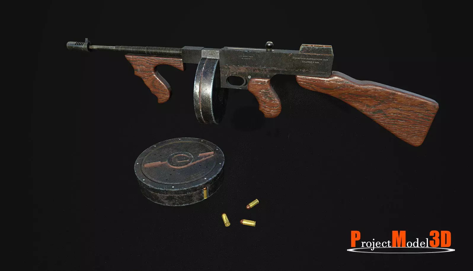 Thompson v1 HighRes Low-poly 3D model_0