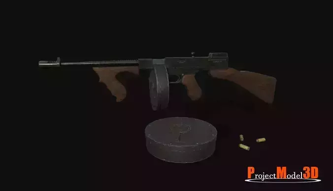 Thompson v1 LowRes Low-poly 3D model