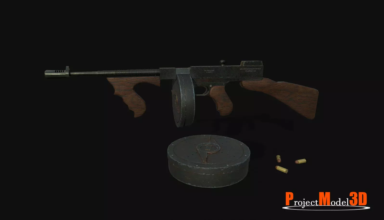 Thompson v1 LowRes Low-poly 3D model