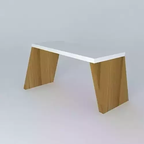 wooden asymmetrical archway