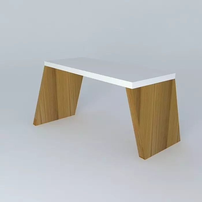 wooden asymmetrical archway Free 3D model