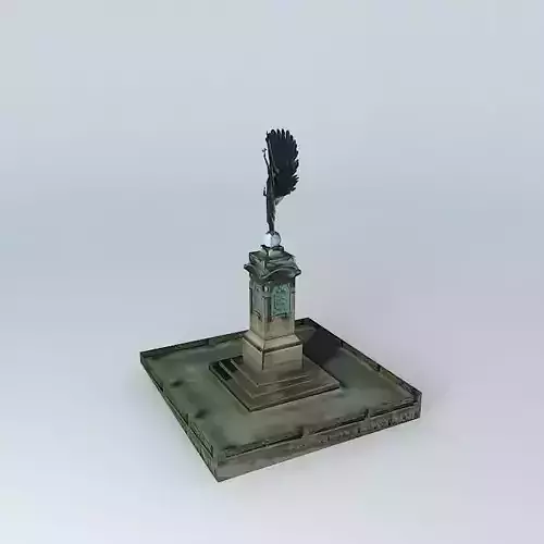 Peace Statue 3D model