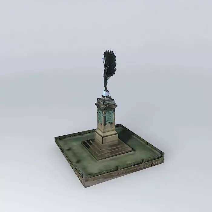 Peace Statue 3D model_0